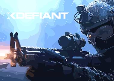 xDefiant Soldier Aiming Rifle
