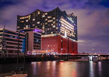 Elbphilharmonie at Night