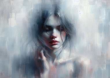 Longing - Abstract Portrait of a Woman