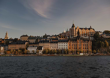 Stockholm Cityscape by the Water