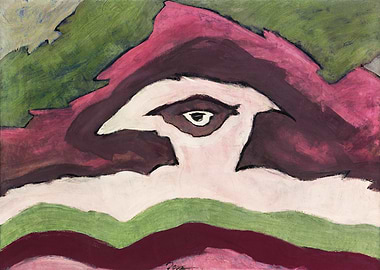 Abstract Eye Painting