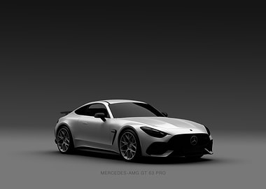 Mercedes-Benz AMG GT63 PRO 2025 White Front - White