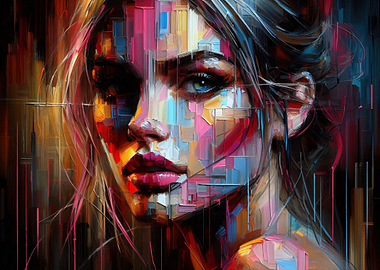 Abstract Portrait of a Woman