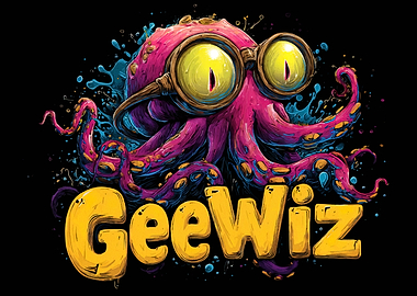 Geewiz Octopus with Glasses