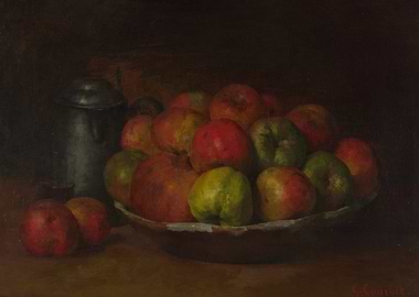 Still Life with Apples and Pitcher