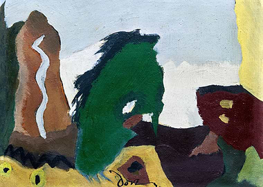 Abstract Landscape Painting