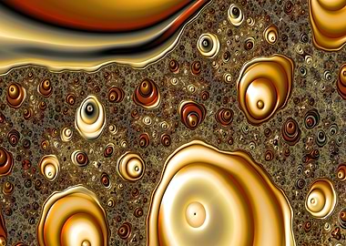 Abstract Golden Fractal