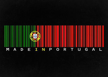 Made in Portugal Barcode Flag