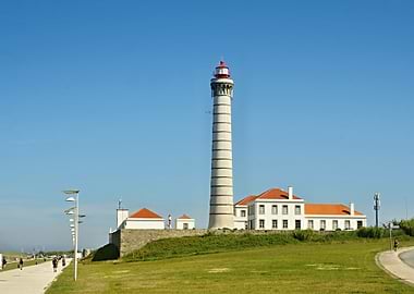 Lighthouse in Leca de Palmeira, Porto - Portugal