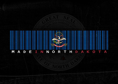 Made in North Dakota Barcode Design