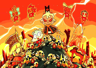 Cult of the Lamb Game Illustration