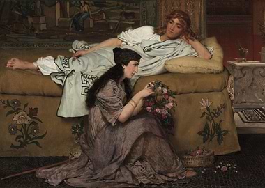 Classical Era Leisure and Floral Arrangement