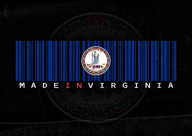 Made in Virginia Barcode Design