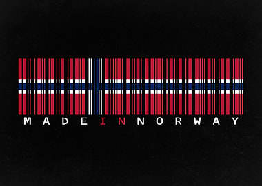 Made in Norway Barcode Flag
