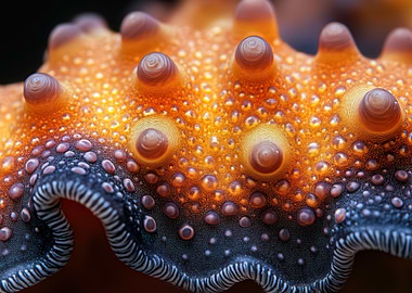 Close-up of a Starfish Texture