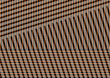 Abstract Striped Pattern in Brown and Black