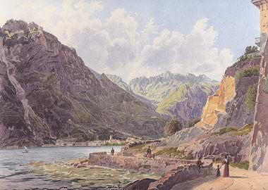 Lake Garda Landscape Painting