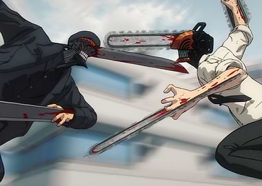 EP12 Chainsaw Man vs Katana Man