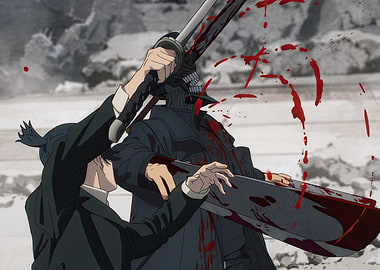 EP08 Aki vs Katana Man