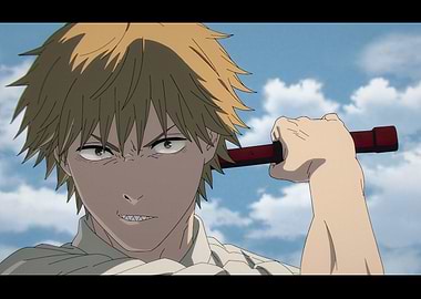 EP10 Denji with a hammer