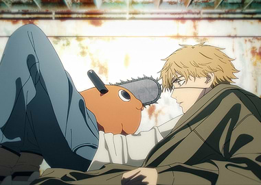 EP01 Denji and Pochita together