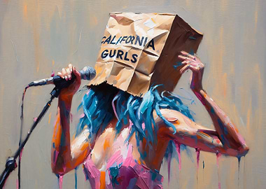California Gurls Paper Bag Singer