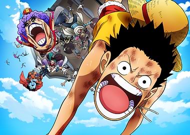 Iconic Moments Brushed Luffy arrives at Marienford