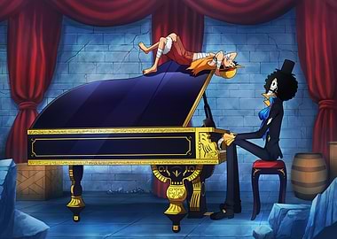 Iconic Moments Brushed Luffy & Brook