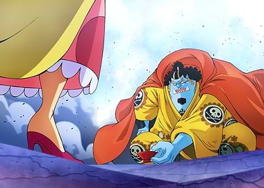 Iconic Moments Brushed Jinbe vs Big Mom