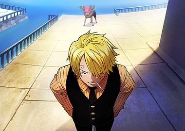 Iconic Moments Brushed Sanji & Chopper