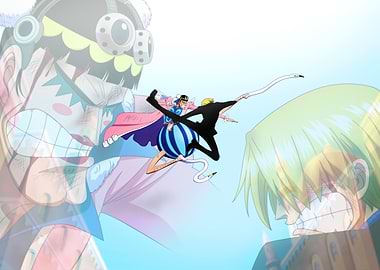 Iconic Moments Brushed Sanji vs Mr. 2