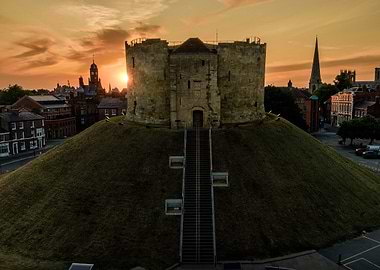 York Castle at Sunset