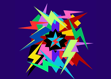 Lightning Bolt Abstract