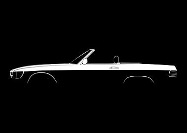 SL Roadster (R107) Silhouette