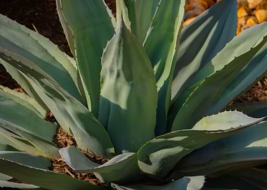 Agave Plant Close-Up