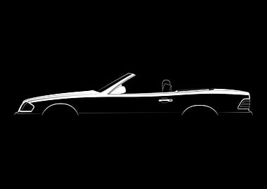 SL Roadster (R129) Silhouette