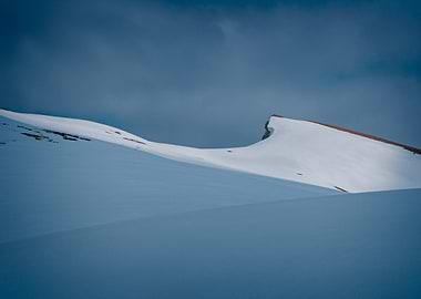 Snowy Mountain Landscape