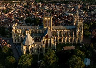 Aerial View of York Minster