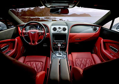 Bentley Continental GT Interior View