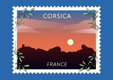 Corsica Stamp