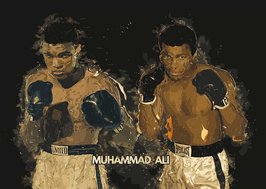 Muhammad Ali Boxing Art