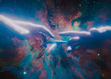 Cosmic Whale Creation