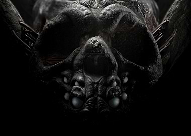 Dark Spider Close-Up