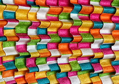 Colorful Woven Paper Texture