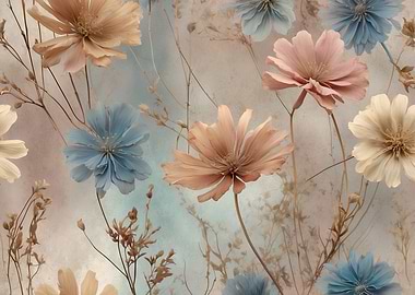 Floral Arrangement with Pastel Flowers