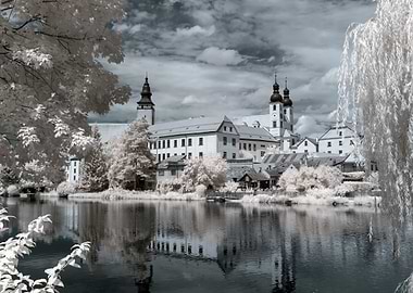 Telc Town in Infrared – UNESCO Site from Czech Republic
