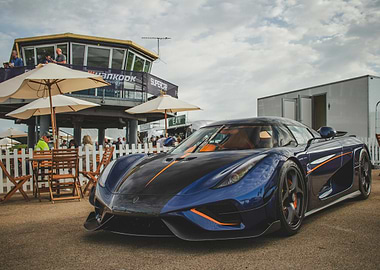 Koenigsegg Regera at an outdoor event