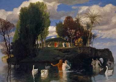 Pilgrimage to Cythera painting