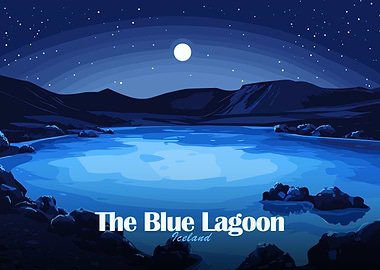 The Blue Lagoon Iceland Night