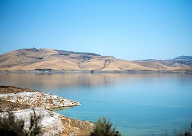 Lake and Hills Landscape